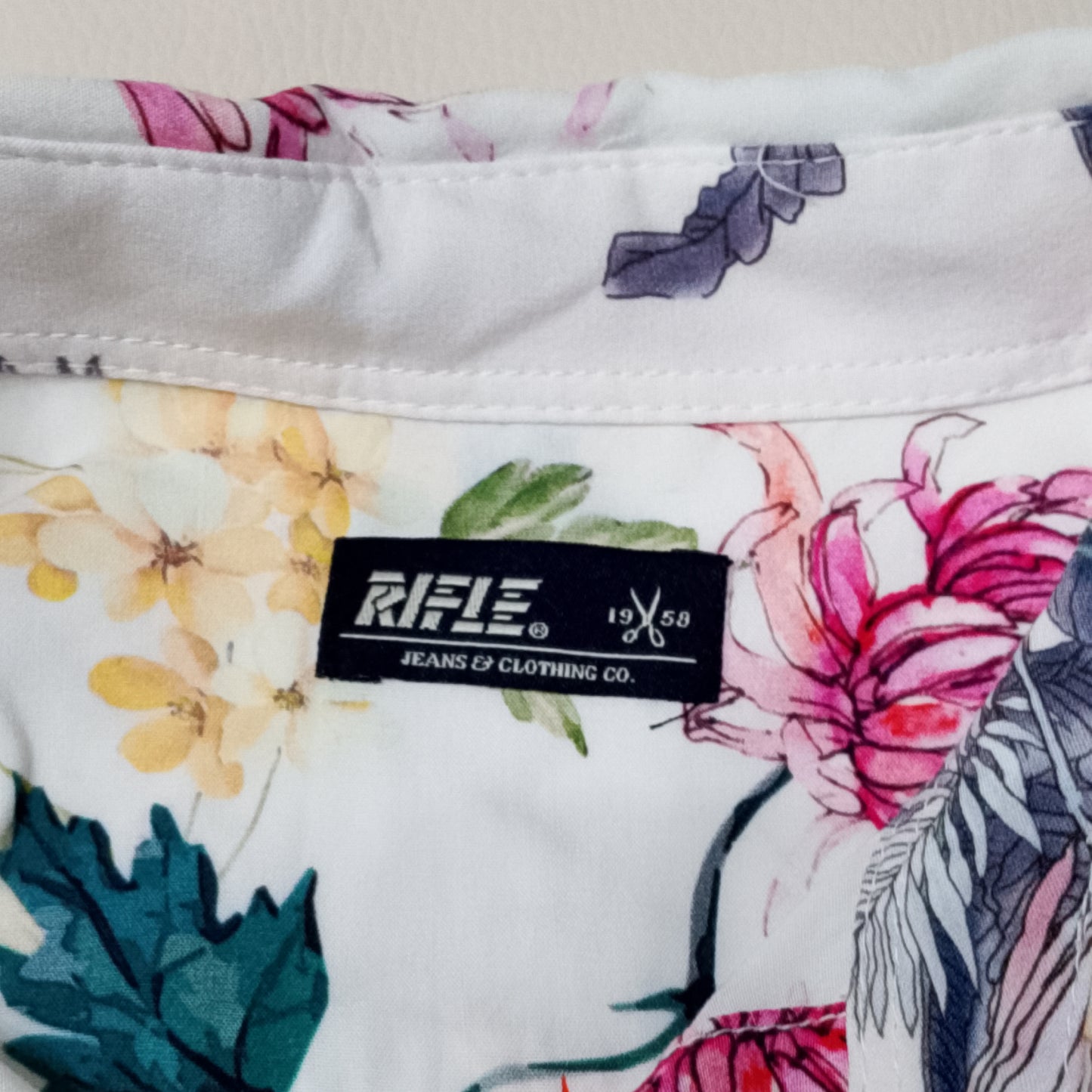 Camicia Rifle stampa multicolore