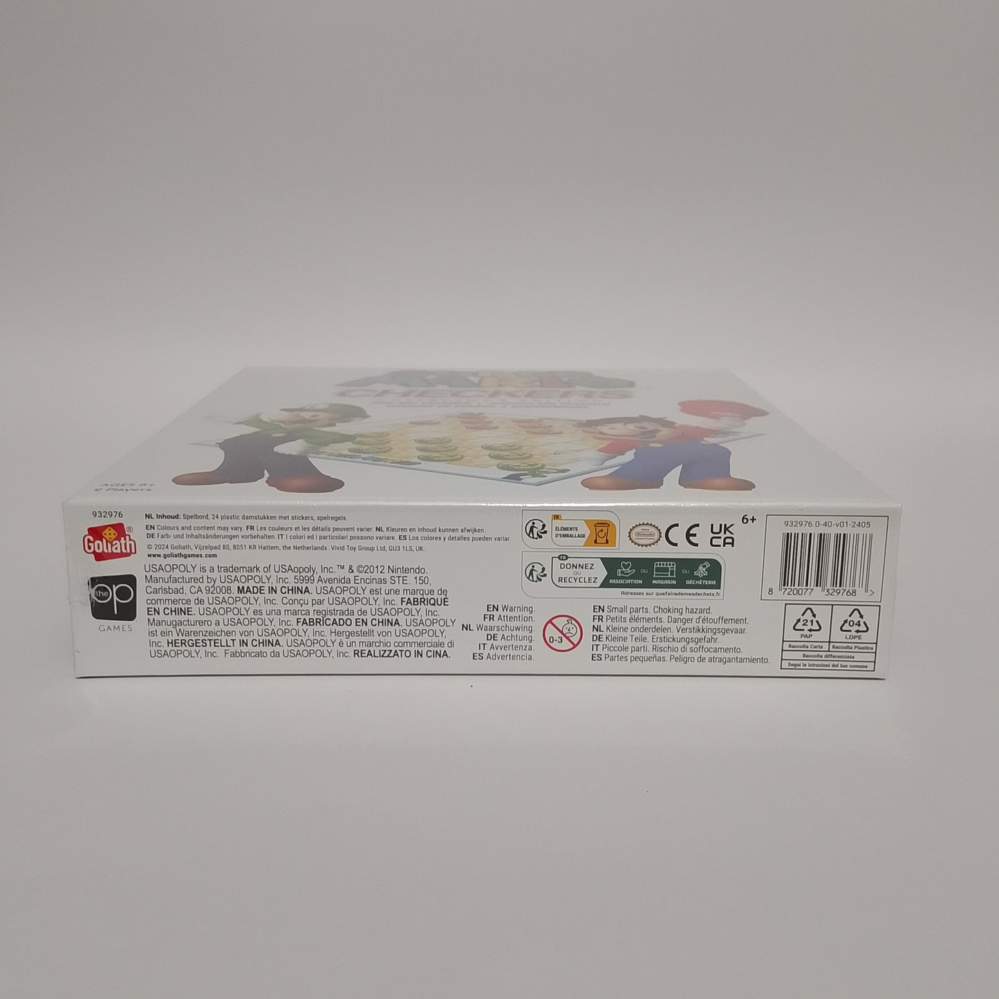 super mario checkers lato