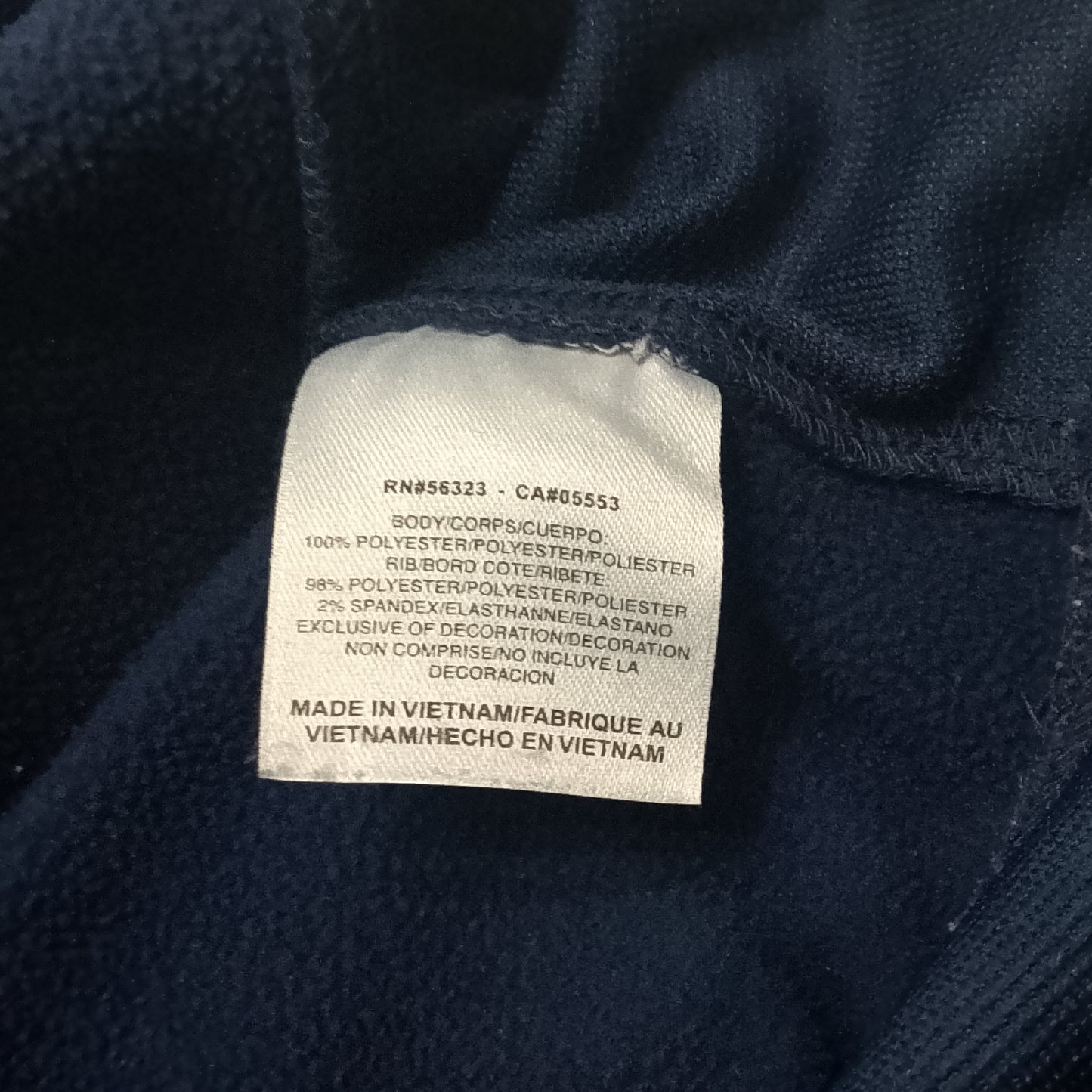 Felpa con cappuccio Nike therma fit blu navy