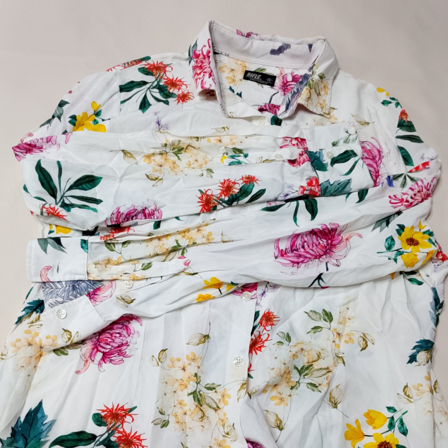 Camicia Rifle stampa multicolore