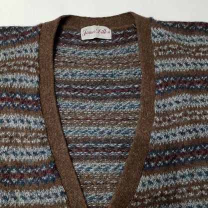 Cardigan James Dillon motivo fair isle