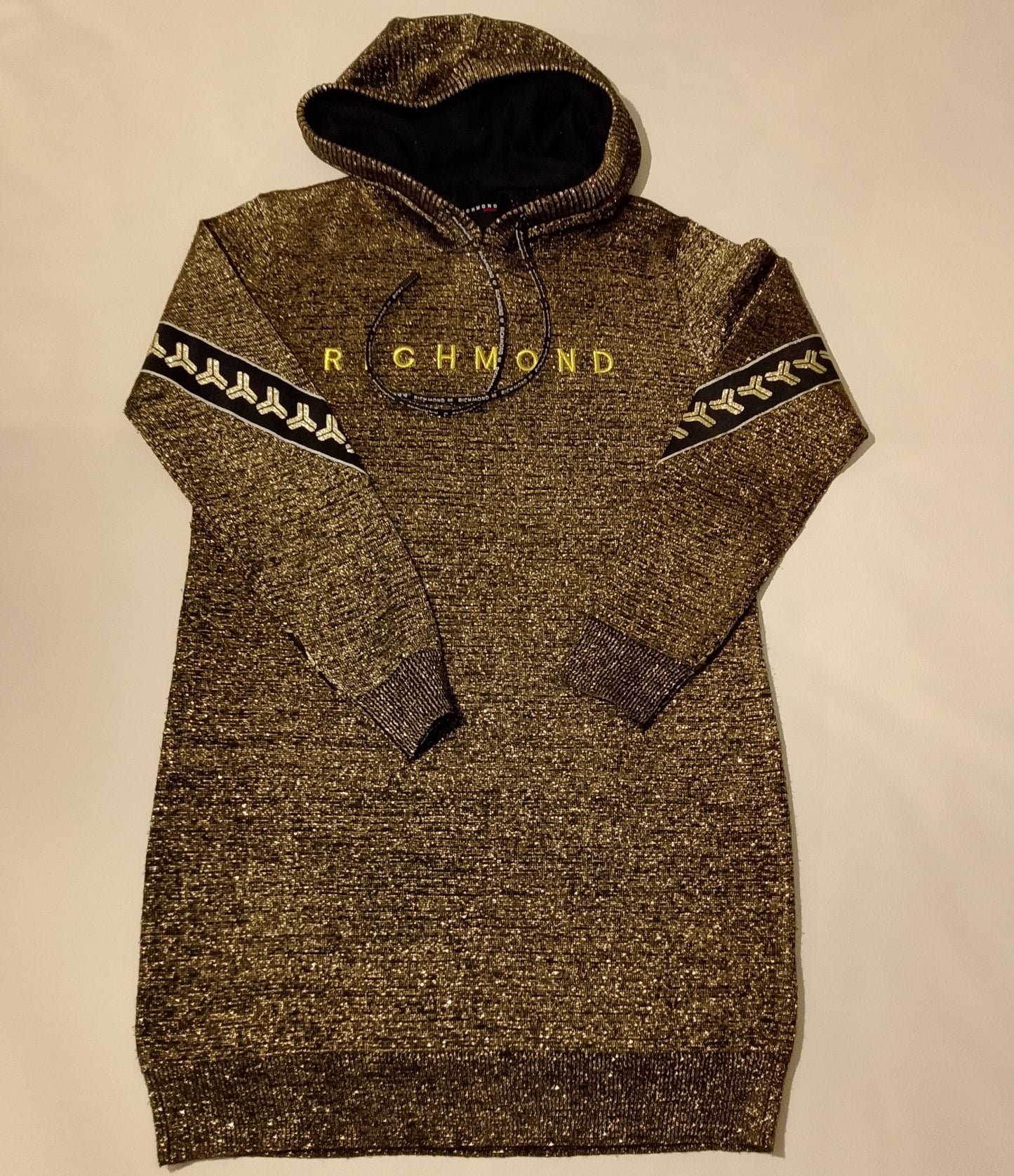Felpa con cappuccio John Richmond Gold