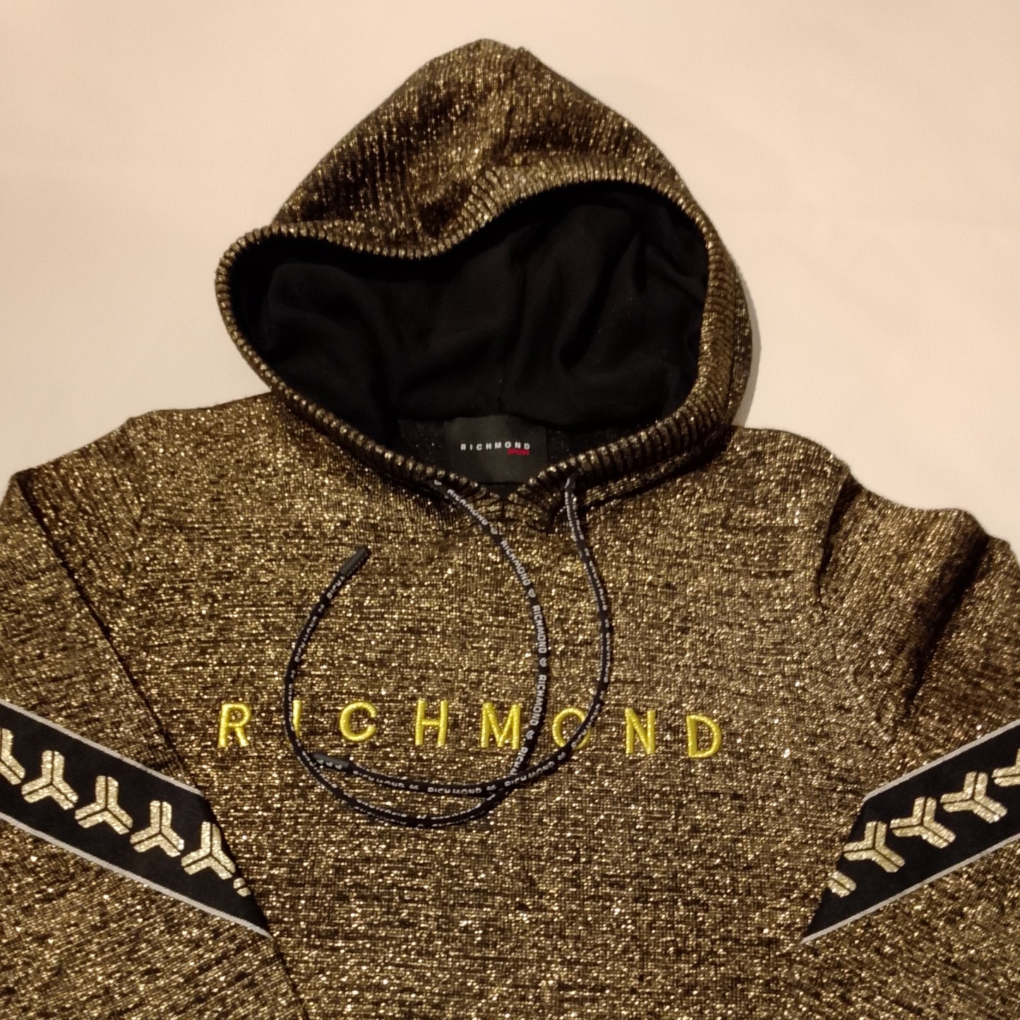 Felpa con cappuccio John Richmond Gold