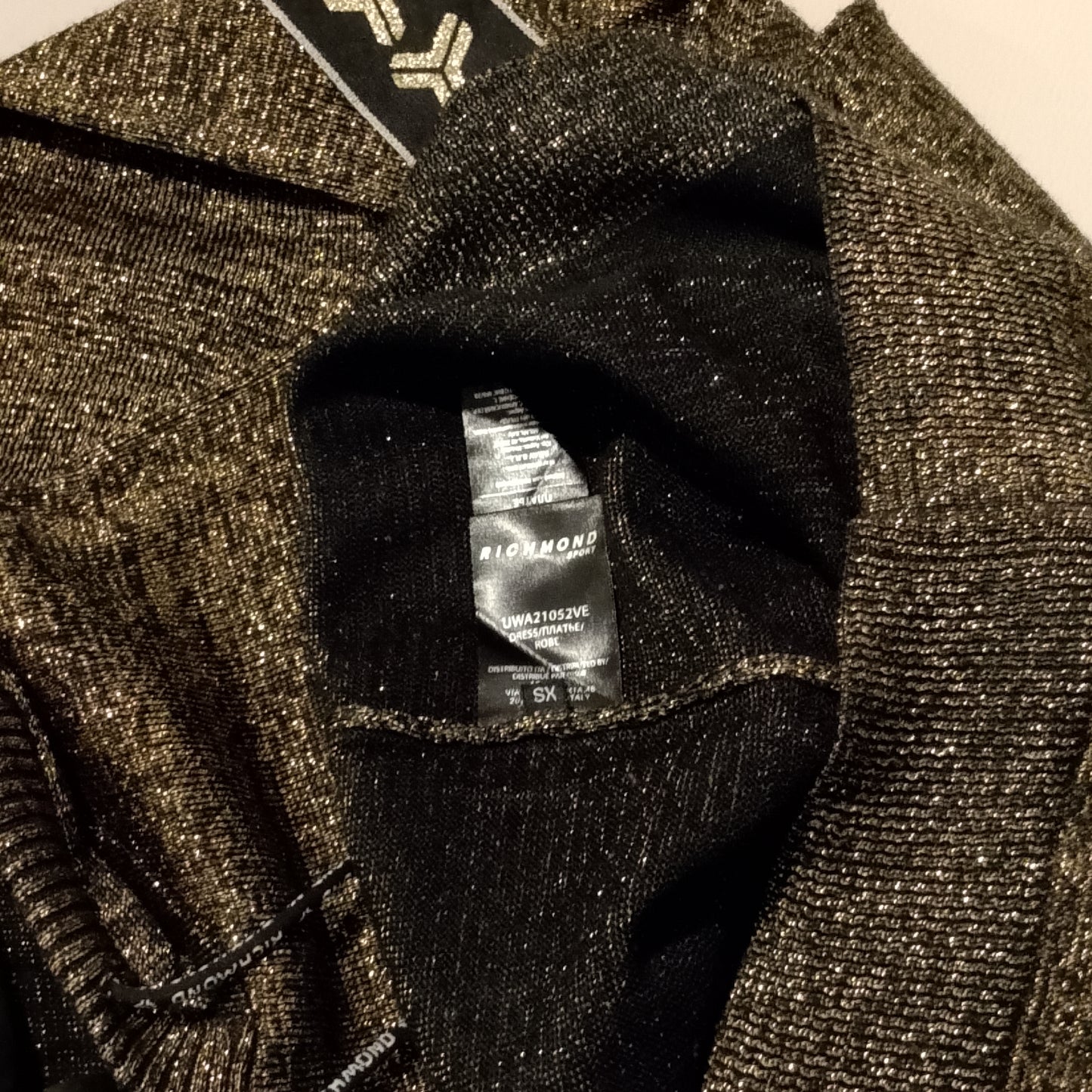 Felpa con cappuccio John Richmond Gold