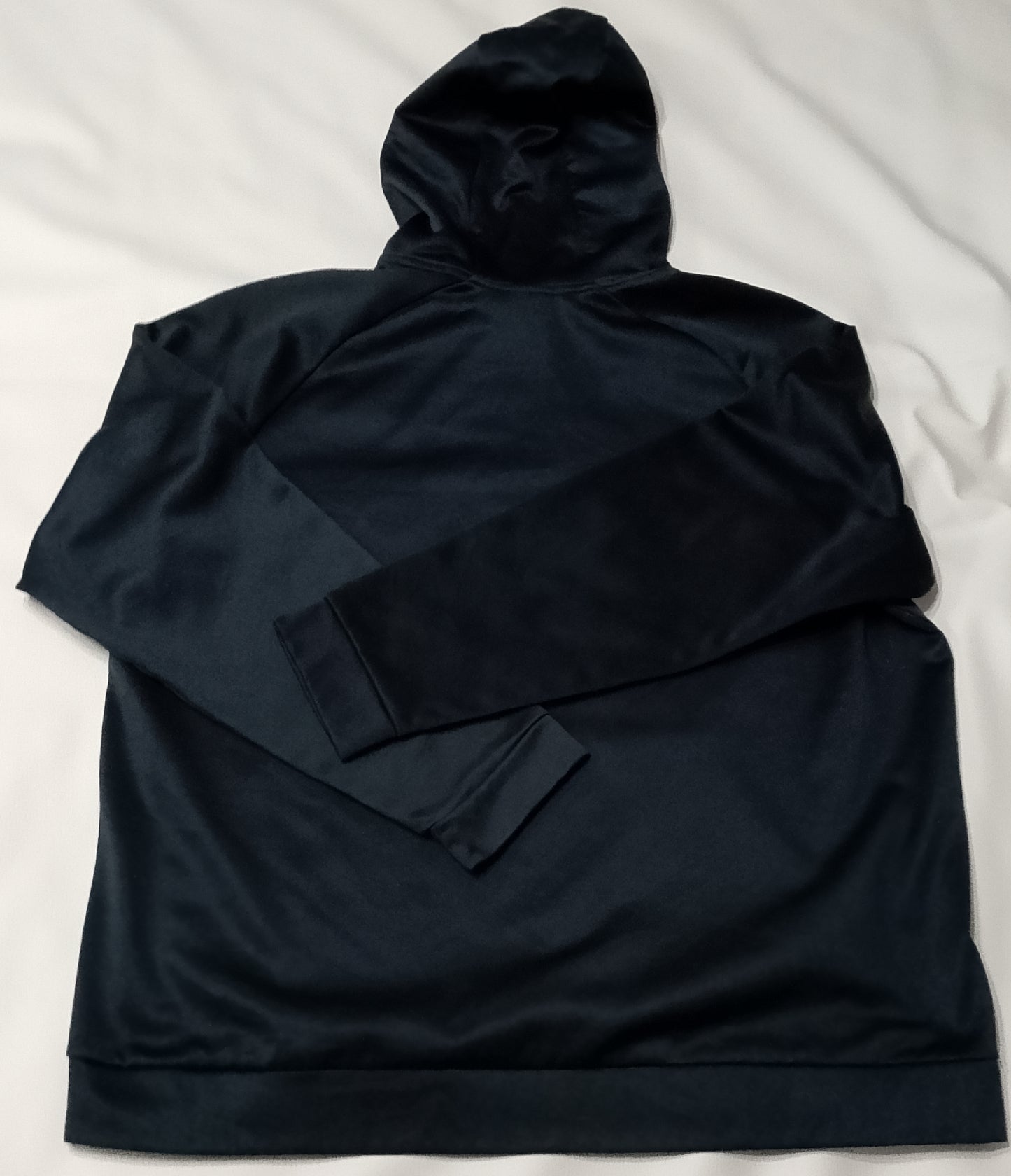 Felpa con cappuccio Nike dri fit logo bianco