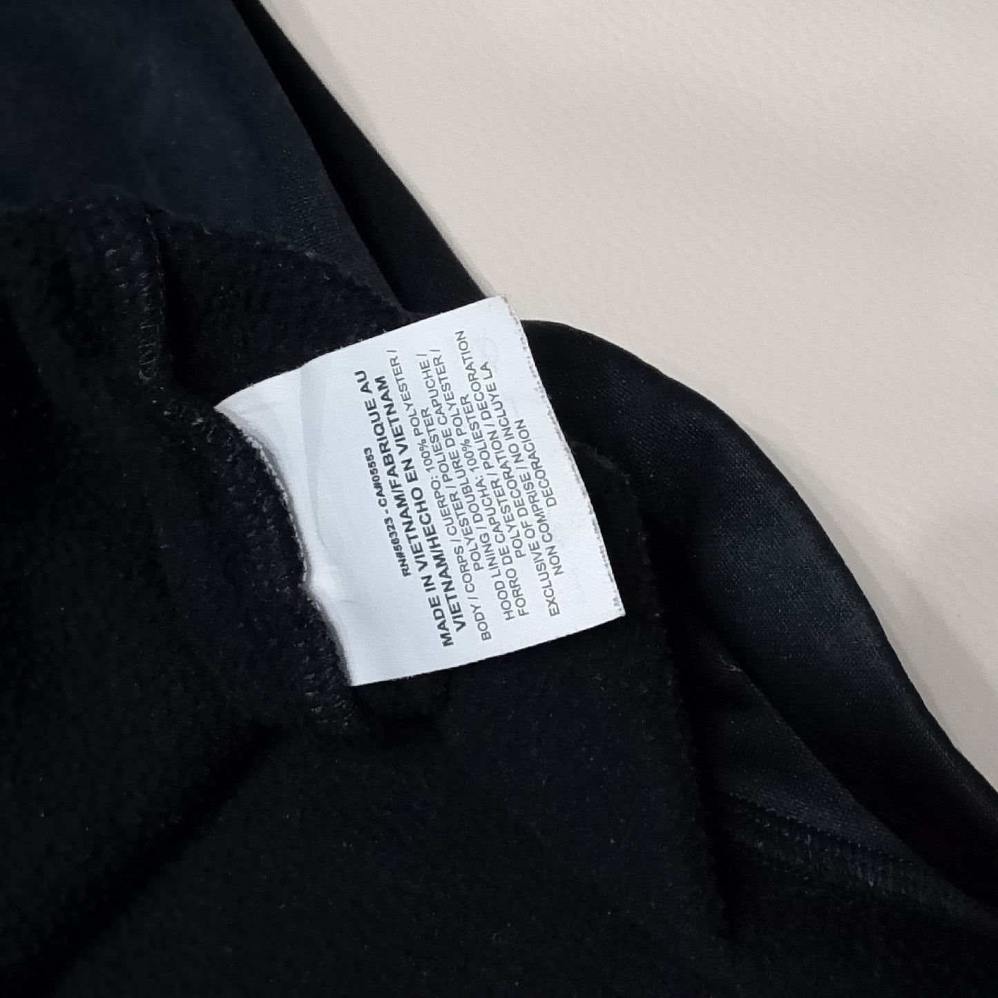 Felpa con cappuccio Nike dri fit logo bianco