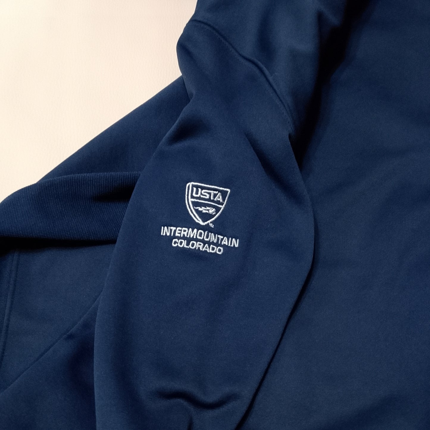 Felpa con cappuccio Nike therma fit blu navy