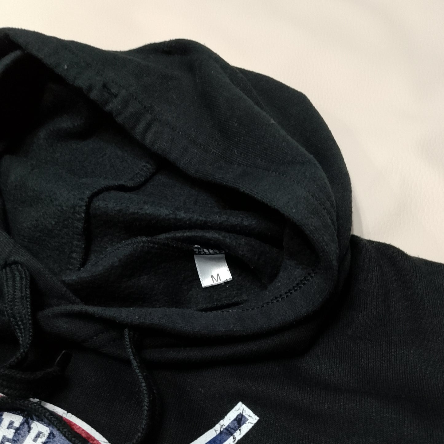 Felpa con cappuccio stampa hockey indians