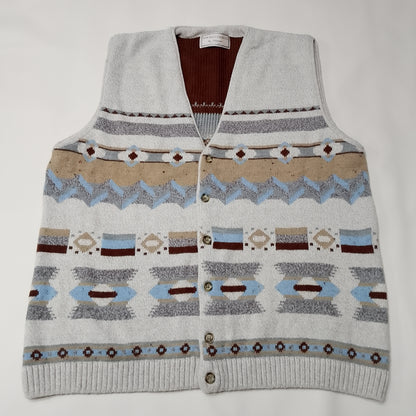 Gilet Angelo Greco motivo geometrico