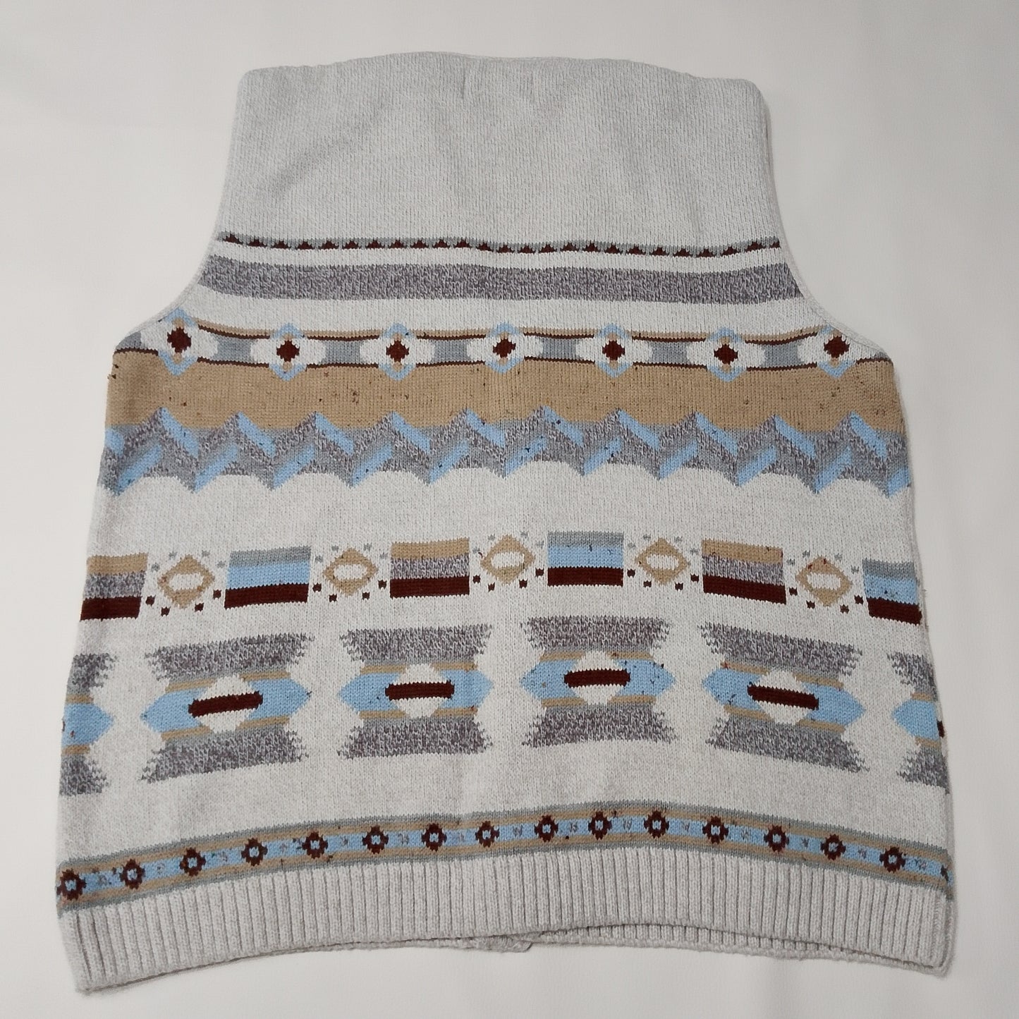 Gilet Angelo Greco motivo geometrico