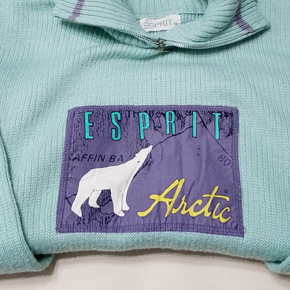 Maglione Esprit vintage motivo orso polare