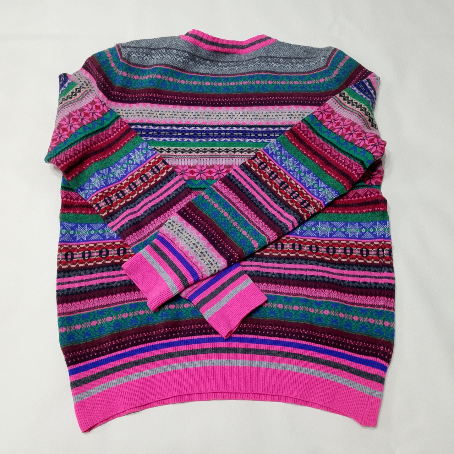 Maglione girocollo Bogner Pink fairisle