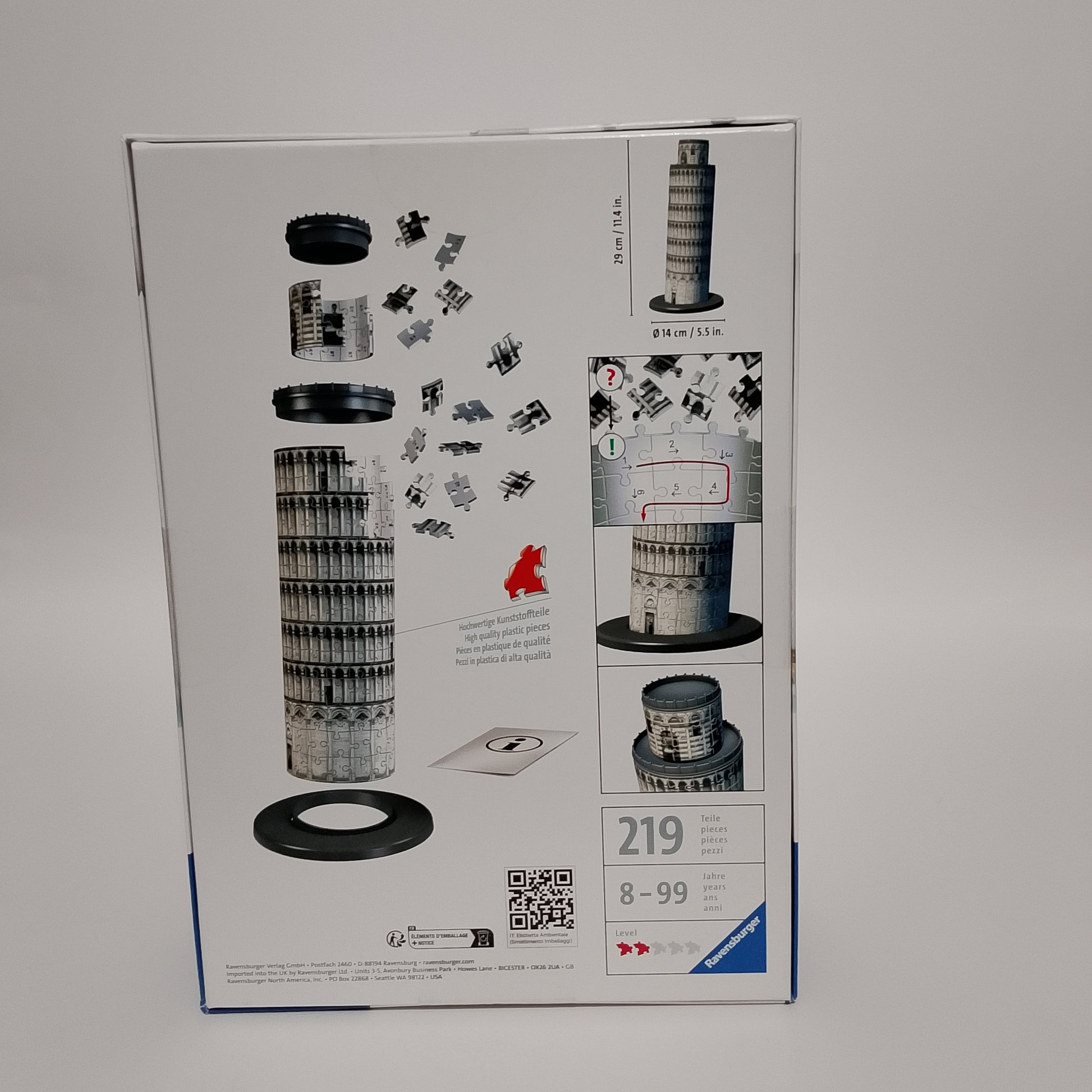 puzzle torre di pisa retro