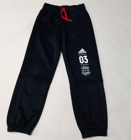 Pantalone tuta Adidas nero logo laterale