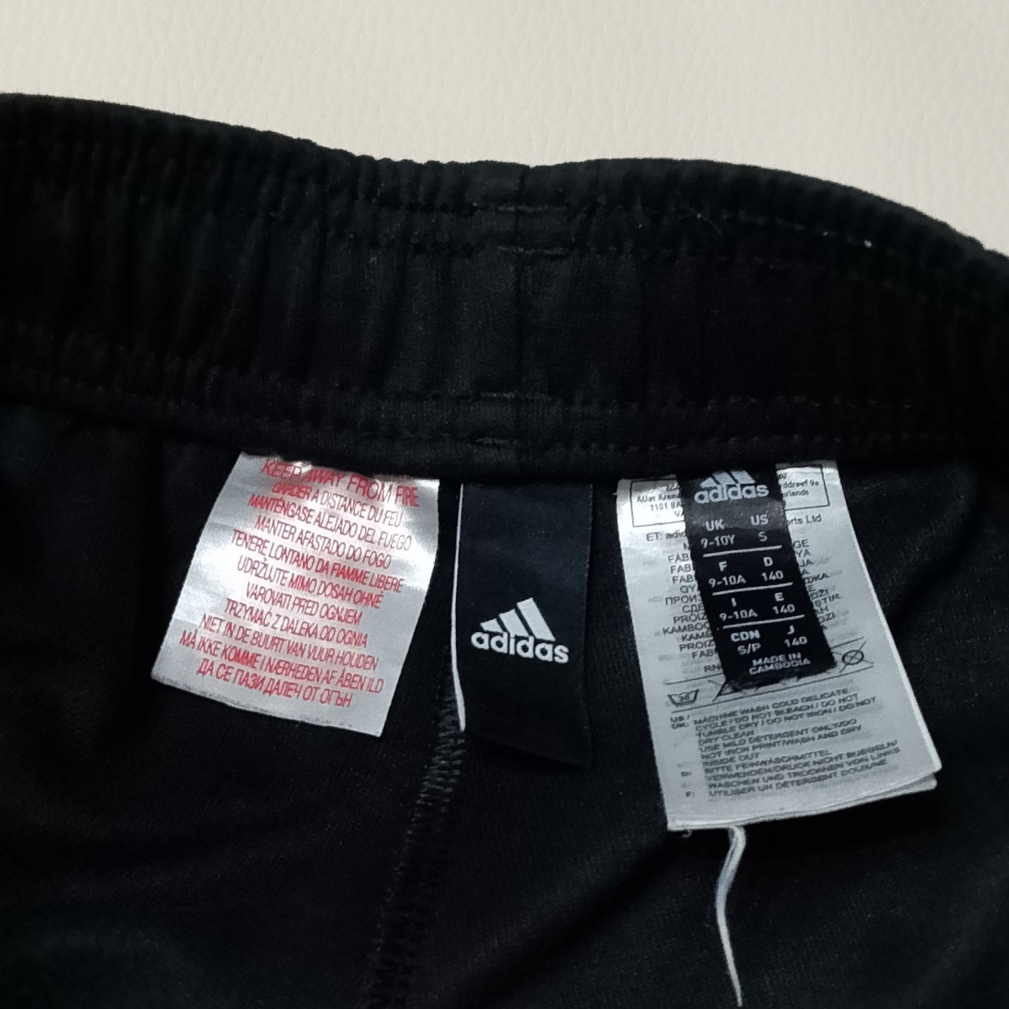 Pantalone tuta Adidas nero logo laterale