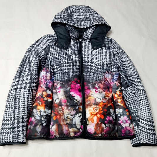 Piumino Carla Ferroni stampa floreale