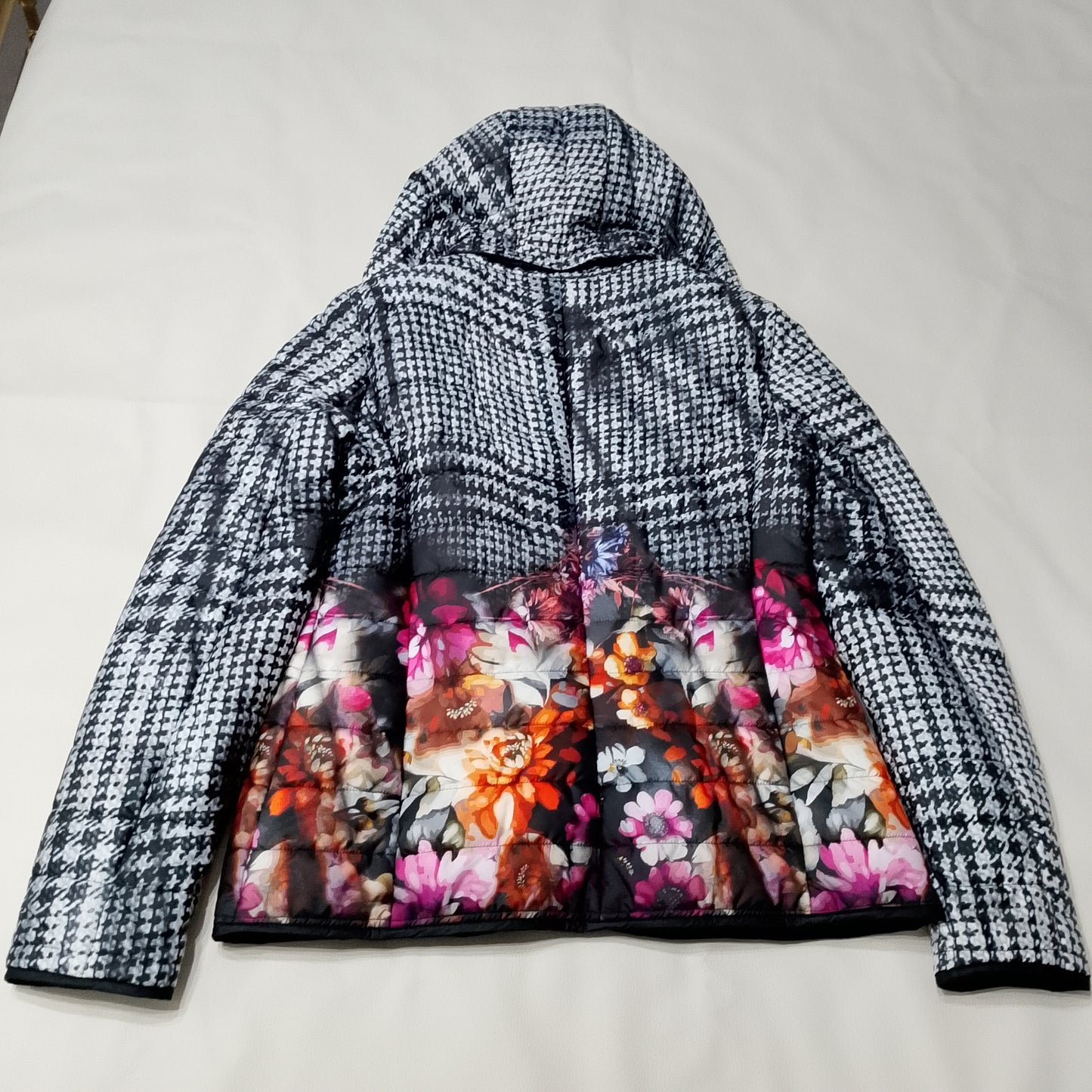 Piumino Carla Ferroni stampa floreale