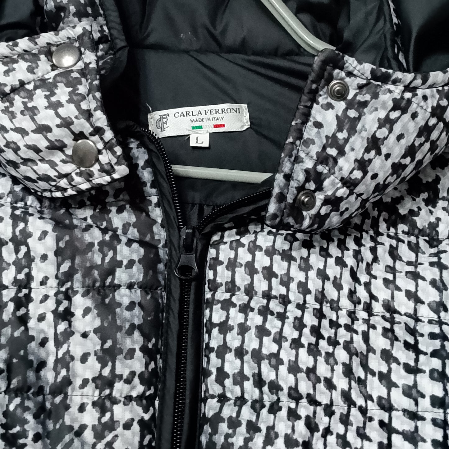 Piumino Carla Ferroni stampa floreale