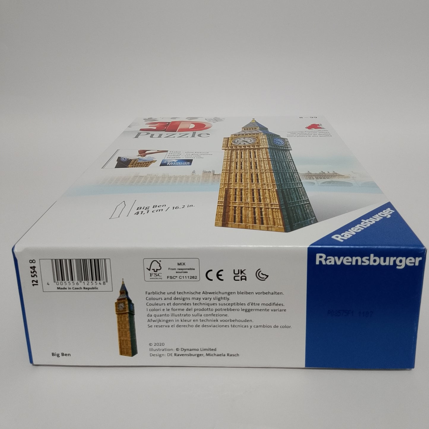 puzzle 3d big ben lato