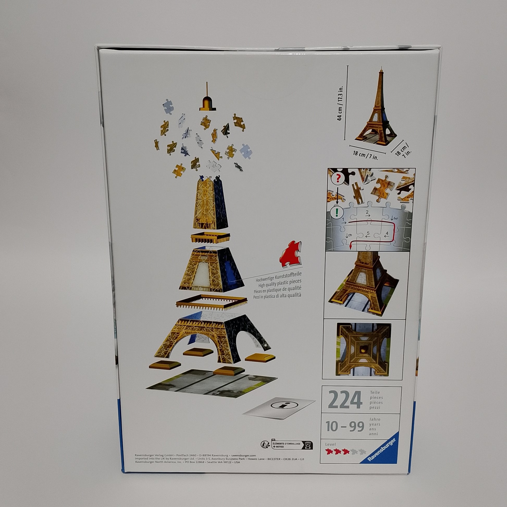 puzzle torre effel retro
