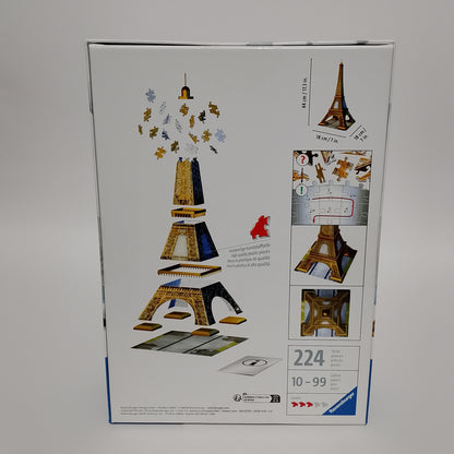 puzzle torre effel retro