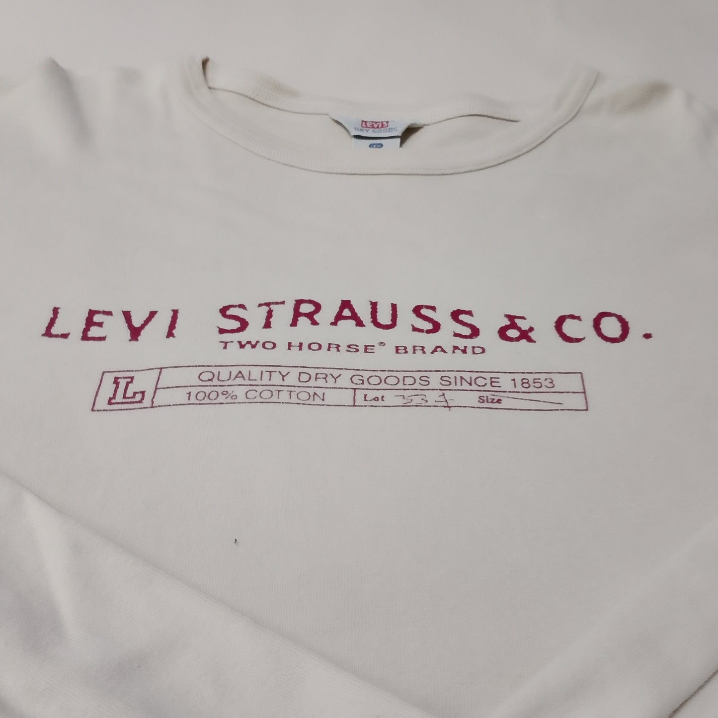 T-shirt manica lunga Levi Strauss Two Horse brand