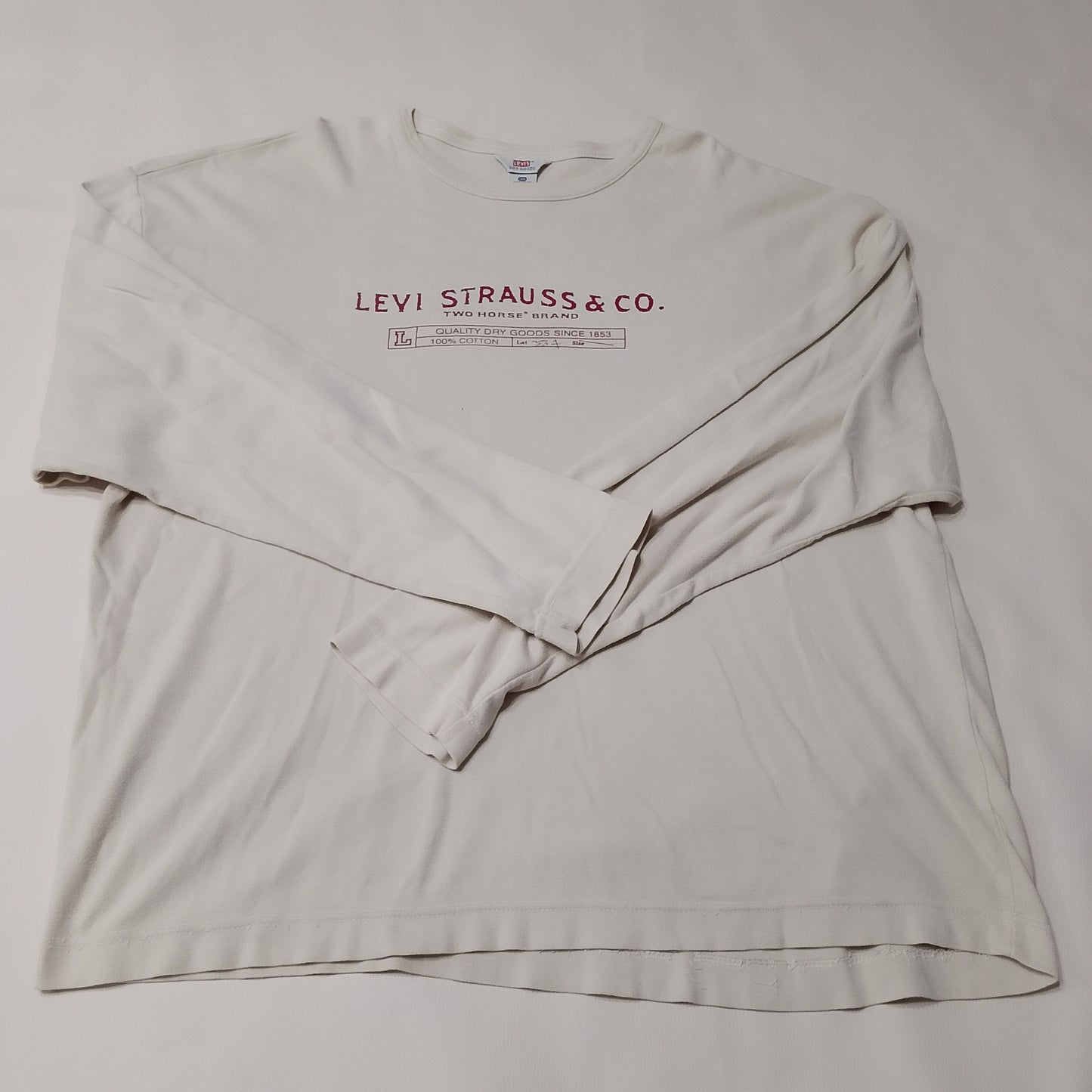 T-shirt manica lunga Levi Strauss Two Horse brand